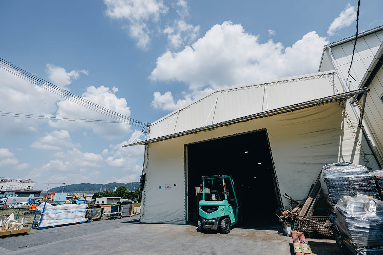 テントスペース外観